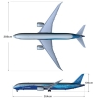 80b3ff07d807d337dbb0a63785e9899b 154" Scale Composite Boeing B787-800 Dreamliner Airplane (Officially Licenced by Boeing Corp, the project is discontinued.) (Global Warehouse)