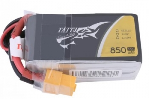 Tattu 850mAh 14.8V 45C 4S1P Lipo Battery Pack with XT60 plug (Global Warehouse)