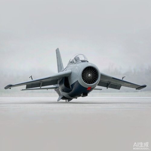 SkyPeak Storm 70mm EDF ducted fan RC jet on tarmac