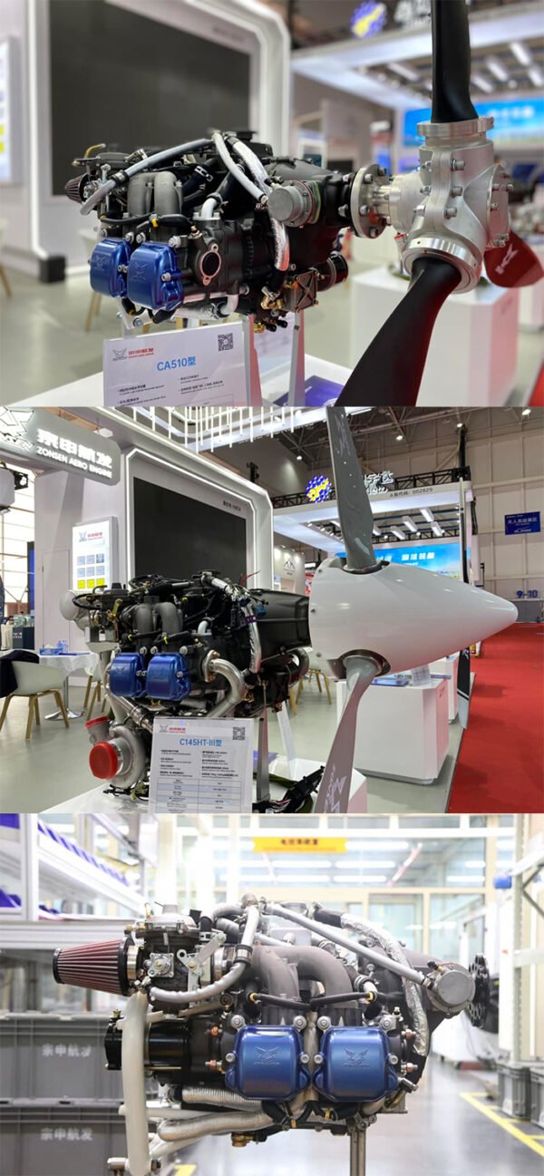 ZONSEN C80 (CA300) AERO ENGINE Carby Version 2000H TBO 1200CC 59KW/80HP DCDI Power W/E Starter