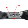 TOMO Series 9x 5.5 inch 3K Carbon High Efficiency Propeller Set (one CW, one CCW)