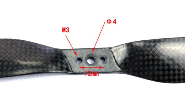 TOMO Series 16x 5.5 inch 3K Carbon High Efficiency Propeller Set (one CW, one CCW)
