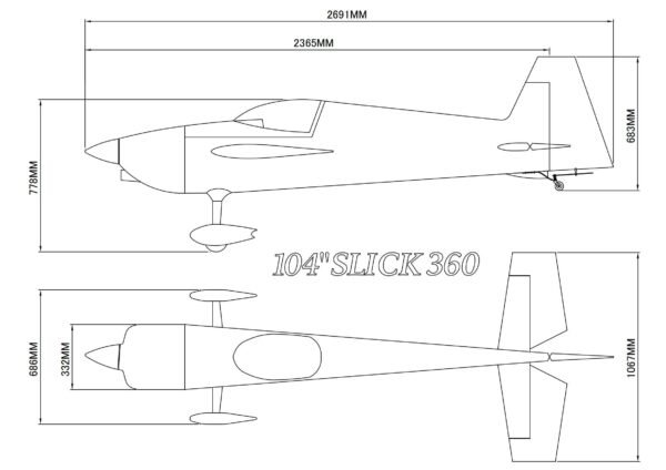 SkyWing-104" Slick 360 V2 - (Pre Order Only)