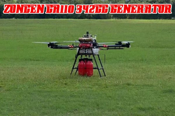 ZONSEN CA110 AERO UAV Water Cooling Engine Generator 342cc Carby Version 300H TBO 20KW/26.8HP With Generator 75V/16KW Output