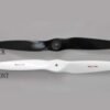 Biela 20x10 2-Blade Carbon Fiber Propeller, SILVER with Yellow Tips