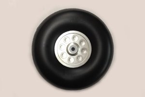 14173923500-22.jpg 3.25'' PU Wheel with Plastic Hub D82.55 x H30 x 4mm