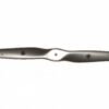 Biela 19x7 Wilga 2-Blade Carbon Fiber Propeller, Silver with Yellow Tips