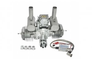 VVRC 40cc Twin Gas Engine w/ 1/4x32