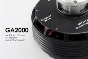 DUALSKY GA8000.S 160KV Single shaft edition, Giant Airplane Series