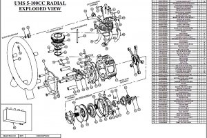 UMS 5-100cc VALVE SPRING ( X 10 QTY / Pack)