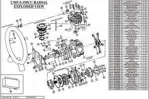 UMS 5-150cc CHOKE LEVER ASSEMBLY SCREW ( X 10 PACK)