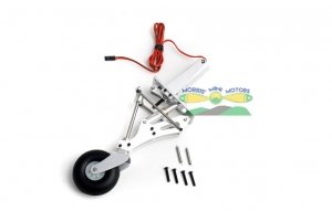 CYModel's 96" YAK-3U Main Electric Retract 90 Degree Set New Version w/Rubber Alloy wheels