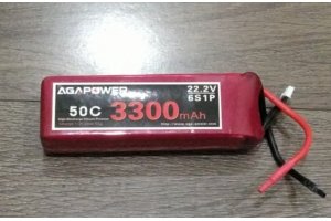 AGA Power 2200mAh 6S1P 70C 22.2v Li-Po Competition Class Battery