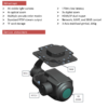 Topotek KHP4KS585 4K Resolution 4x Optical Zoom 3-Axis Stabilized Gimbal IP/HDMI output