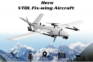 VTOL Flight HP 6500mm UAV/Drone 180kg MTOW 40kg Payload 8-10 Hours Endurance