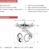 Topotek DIY10G613 10X 1080P visible light + Dual light 340g Small + Obeject Recognition Tracking Gimbal, IP/HDMI Dual Output