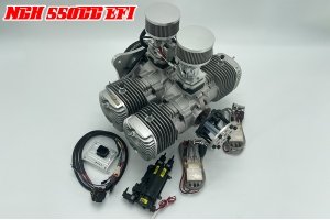 NGH GTT 70-E UAV Carburettor Engine 7.3HP 16.5kg Thrust TBO:100H with Auto Starter