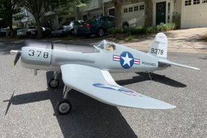 TopRC Model 111" T-28 Trojan Full Comp Scale ARF Plane W/e-Retracts + UMS 5R/180 Radial