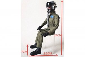 17477939801-98.jpg TopRC Model 2-Bladed Brown Spinner, A6M5 Zero Fighter