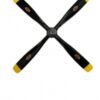 Biela 28x14/12 4-Blade Carbon Fiber Scale Corsair Propeller for UMS 5/180/210cc 7/260cc
