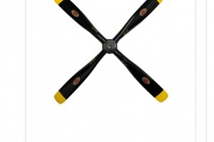 Biela 16 x 8 4-Blade Carbon Fiber Scale P51 Mustang Propeller