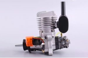 17496114979-11.jpg Ephil XG-20cc-S Model Aircraft Gasoline Engine Hot Fire Head Electric Starter Single Cylinder Rear Row