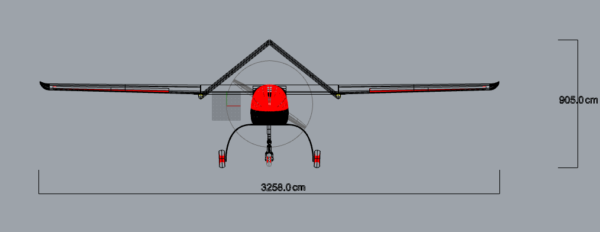NAJA E-EYE 3220 UAV/FPV Carbon Fiber Construction Platform in V Tail & H Tail 2026 Production