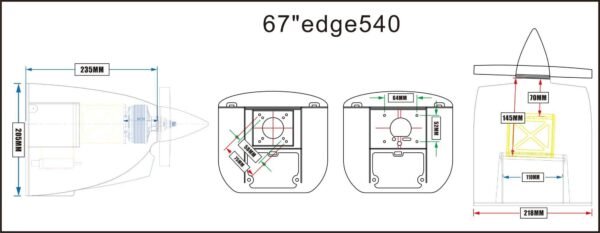 Skywing-67" Edge 540 - (PRE ORDER)