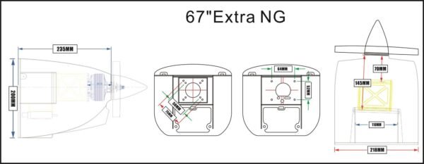 Skywing-67" Extra NG PNP with Power Pack - (PRE ORDER)