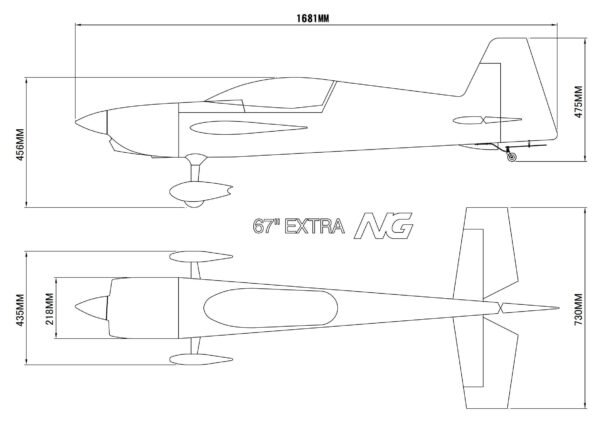 Skywing-67" Extra NG PNP with Power Pack - (PRE ORDER)