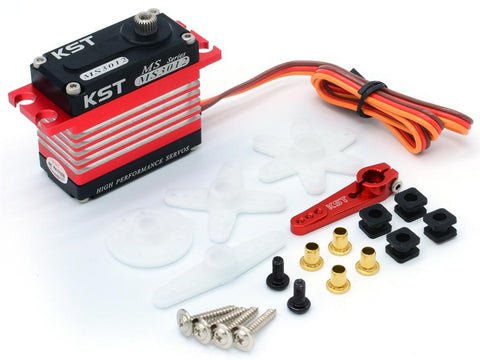 KST MS3012 72g Weight DC7.4V Voltage 0.22A Current Brushless DC Motor Aluminum Alloy Servo (4 X PACK)