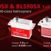 KST BLS805X 70g Weight DC8.4V Voltage Brushless HV Digital Motor Aluminum Alloy Servo (8 X PACK)
