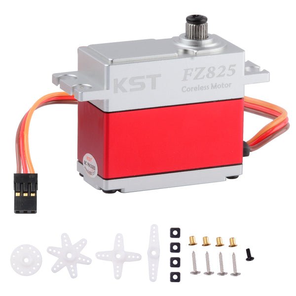 KST FZ825 70g Weight 25KG Torque DC7.4V Voltage Motor All-metal Digital high-voltage Servo (4 X PACK)