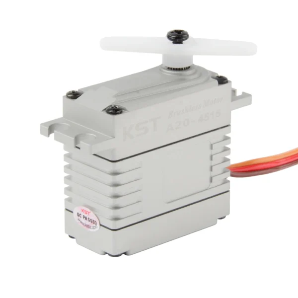 H01513bb7829f4b258c6240f282e56c76G.webp KST A20-4515 80g Weight DC7.4V Voltage Coreless DC Motor Aluminum Alloy Servo (4 X PACK)