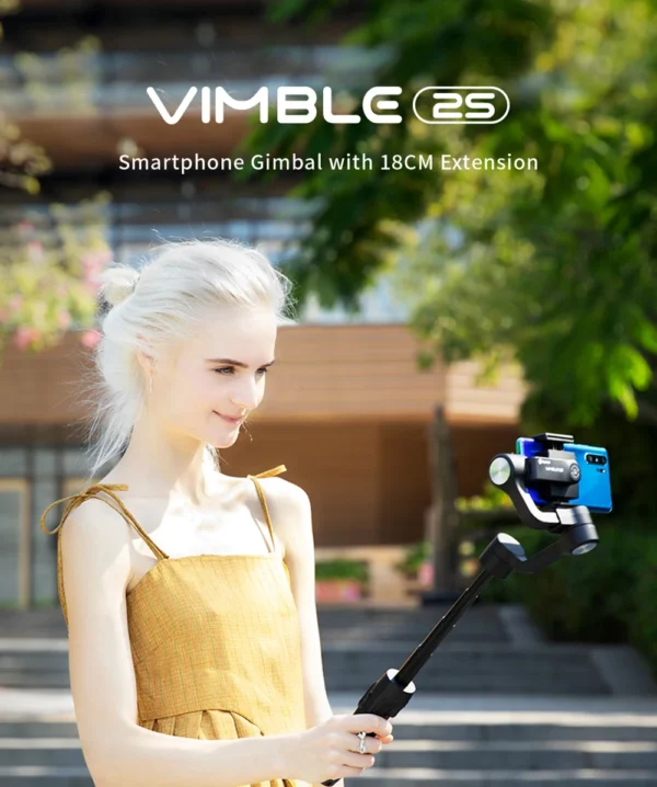 FeiyuTech Vimble 2s Handheld Smartphone Gimbal Phone Stabilizer Selfie Stick 180mm Extend Pole for iPhone 11 X Xs XIAOMI Samsung