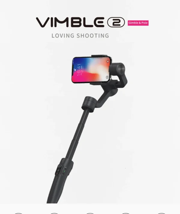 H2be5894a32ea4768b9170d0e39164a87U-1.webp FeiyuTech Vimble 2 Smartphone Gimbal 3-Axis Handheld Stabilizer with 183mm Extension Pole Tripod for iPhone X 8 7 XIAOMI Samsung