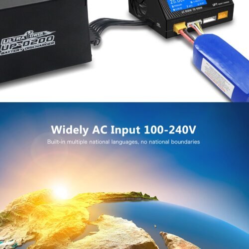 UP7 400W 10A Smart dual channel AC/DC Charger