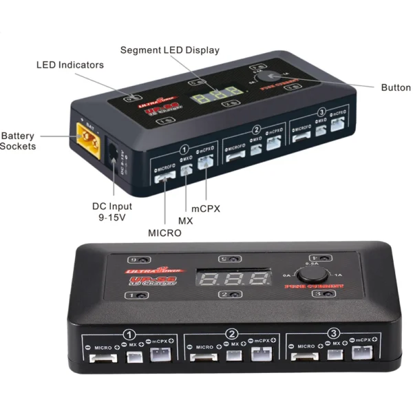 UP-S6AC 6X1S LiPo/LiHV AC/DC Charger