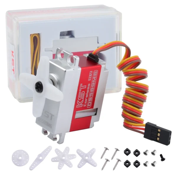 H4e71244236304d128eef8bab83ac8319n-1.webp KST DS589 40g Weight DC6.0-8.4V Voltage Coreless DC Motor Aluminum Alloy Servo (8 X PACK)