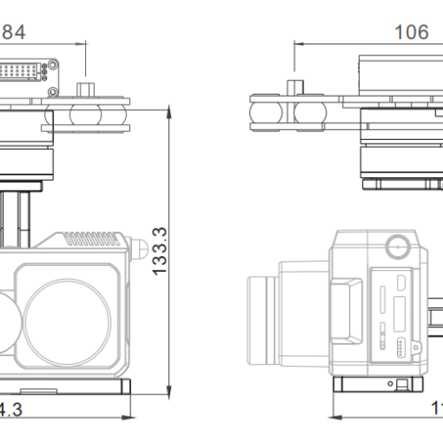 3 axis Stabilized Gimbal UAV