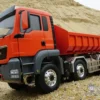 HTB12UNiKf5TBuNjSspcq6znGFXas-1.webp LESU 1/14 hydraulic dump truck roll-on MAN (TGS) 8X8 four-axis full drive high torque LS-20160901 RCLESU Tamiya dump truck