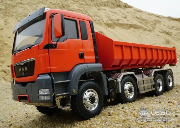 HTB12UNiKf5TBuNjSspcq6znGFXas-1.webp LESU 1/14 hydraulic dump truck roll-on MAN (TGS) 8X8 four-axis full drive high torque LS-20160901 RCLESU Tamiya dump truck