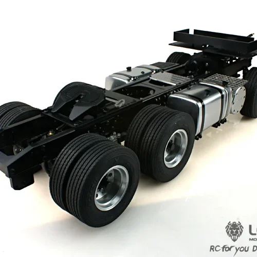 LESU 1/14 truck Scania R620 R470 Rear drive 6X4 metal chassis frame high torque electric model LS-20130011-A RCLESU Tamiya tractor