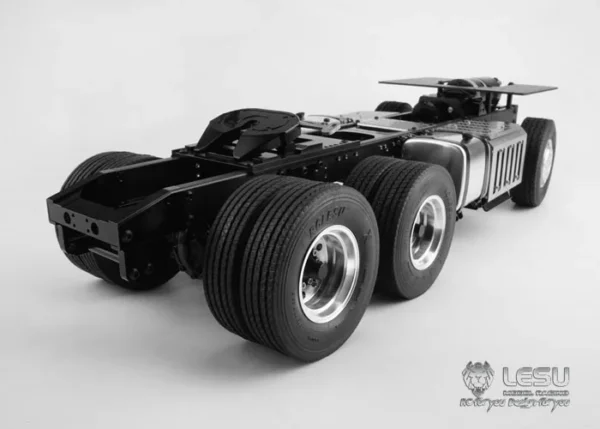 LESU 1/14 truck Benz Actros 3363 1851 Rear drive 6X4 tractor metal chassis frame high torque model LS-20130016-A RCLESU Tamiya