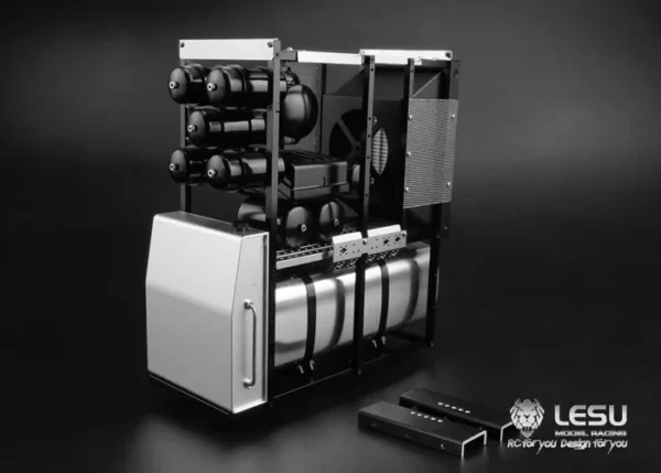 HTB1XydyXbys3KVjSZFnq6xFzpXac-1.webp LESU 1/14 truck Benz Actros equipment rack G-6016 Tamiya tractor DIY full metal model accessories