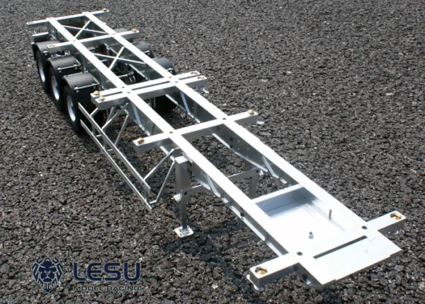 LESU 1/14 truck 40 foot trailer container semi-trailer Tamiya Maersk container frame metal model LS-20140509 RCLESU Tamiya tractor