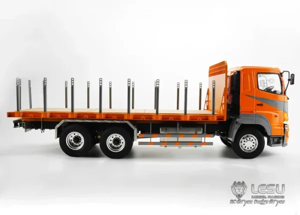 LESU 1/14 low-bed Hion700 6X4 flatbed truck transporter high torque electric model LS-A0004 RCLESU Tamiya truck