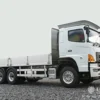 LESU 1/14 low-bed Hino700 6X4 flatbed truck chassis transport vehicle high torque electric model LS-20130009 RCLESU Tamiya truck