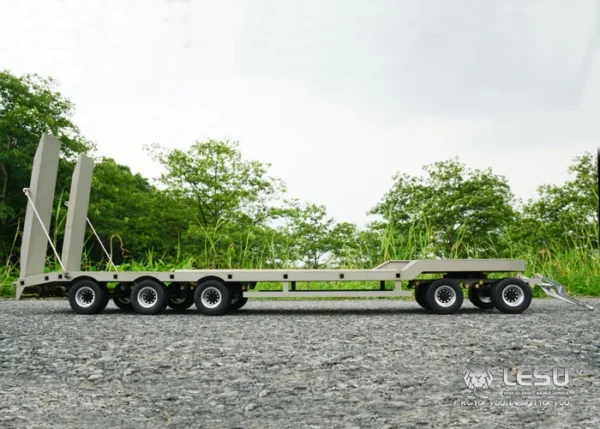 LESU 1/14 truck tail hook connection hanging metal small tire engineering truck carriage semi-trailer model LS-A0001 RCLESU Tamiya