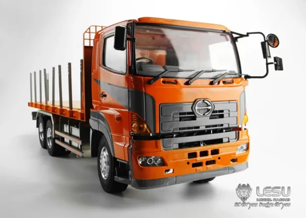 LESU 1/14 low-bed Hion700 6X4 flatbed truck transporter high torque electric model LS-A0004 RCLESU Tamiya truck